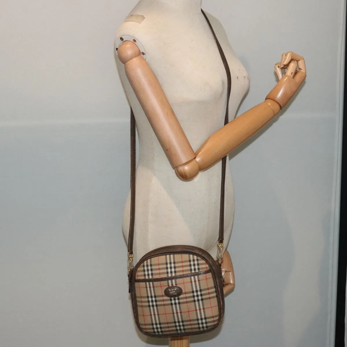 BURBERRYSs Nova Check Shoulder Bag Canvas Beige  72616