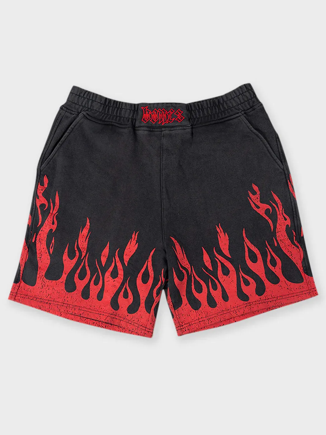 BURNER JERSEY SHORTS - RED/BLACK