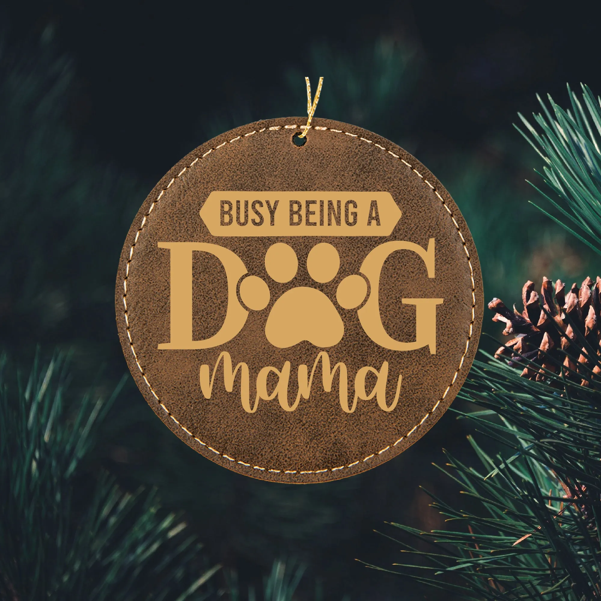 Busy Dog Mama Ornament