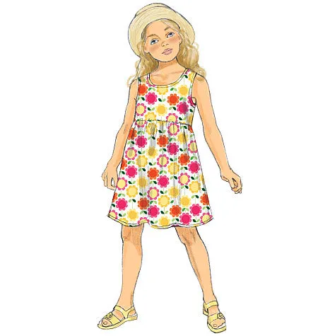 Butterick Child Dresses and Culottes B6202