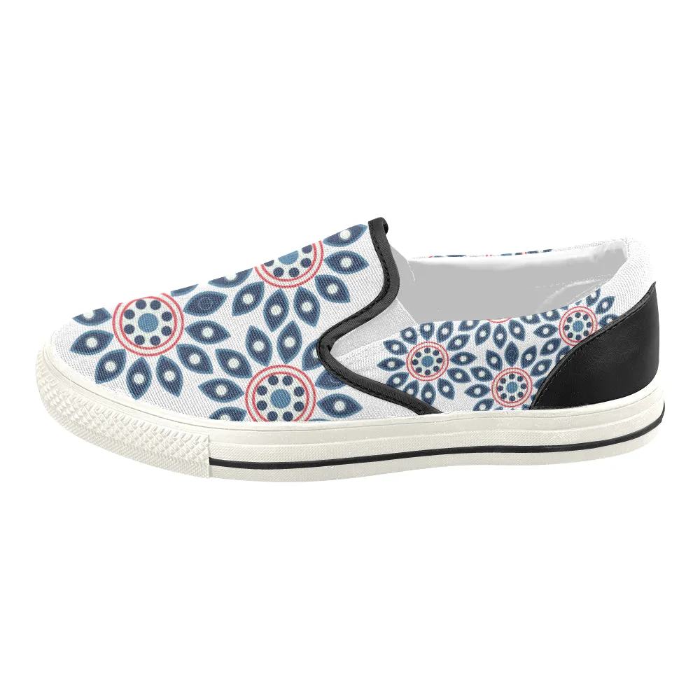 Buy Women's Mandala Print Canvas Slip-on Shoes at TFS