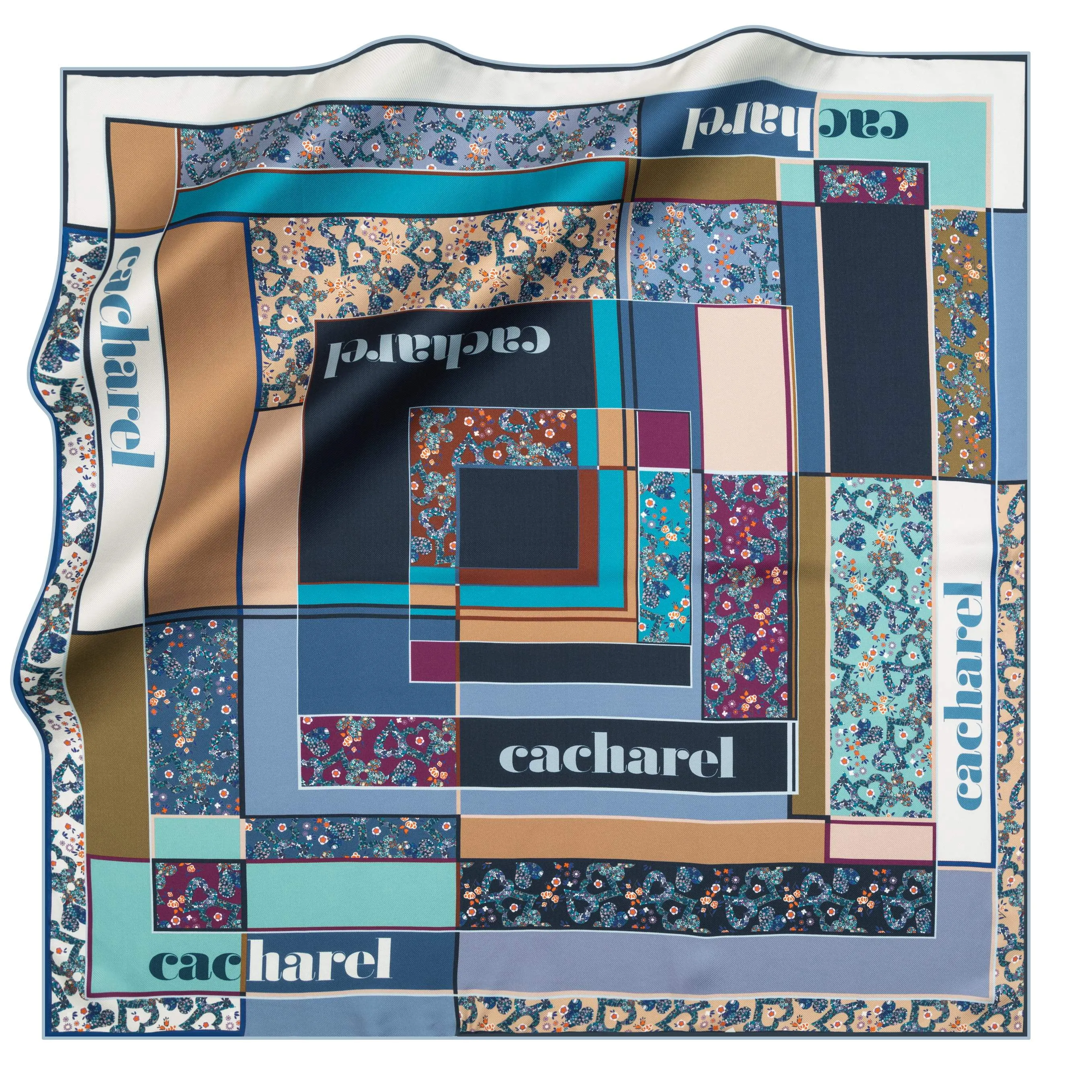 Cacharel Alice Silk Twill Scarf No. 22