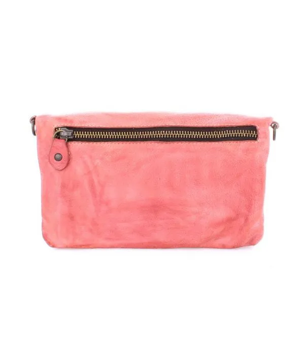 Cadence Blush Rustic Convertible Clutch