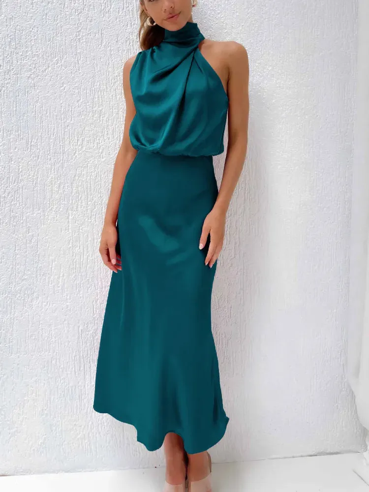 Caitlyn - Elegant Satin Evening Gown for Women