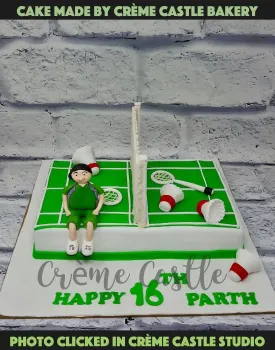 Cake for Badminton Player