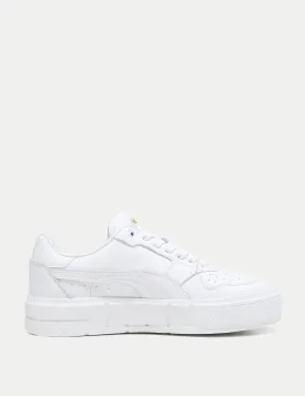 Cali Court Leather Sneakers - White