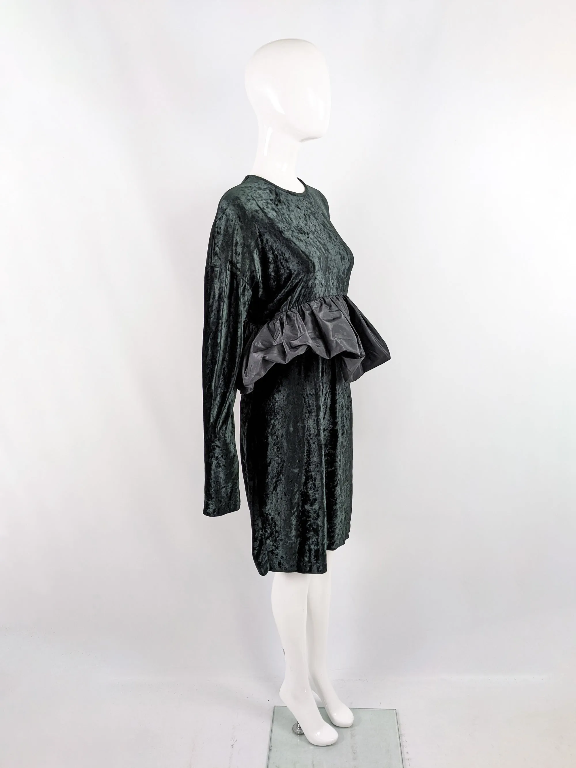 Callaghan by  Romeo Gigli Vintage Velvet & Taffeta Evening Dress