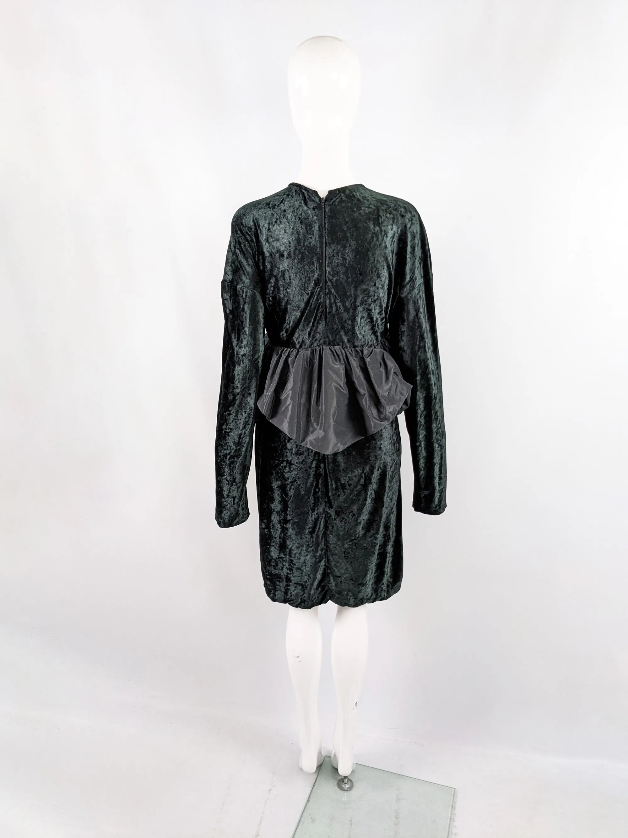 Callaghan by  Romeo Gigli Vintage Velvet & Taffeta Evening Dress