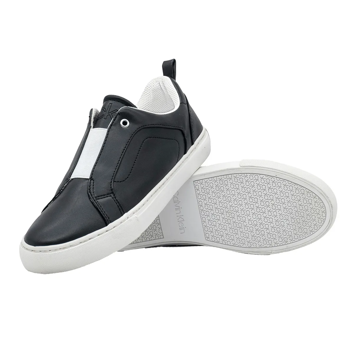 Calvin Klein Calia Low-Top Sneakers Leather Black Colour For Women