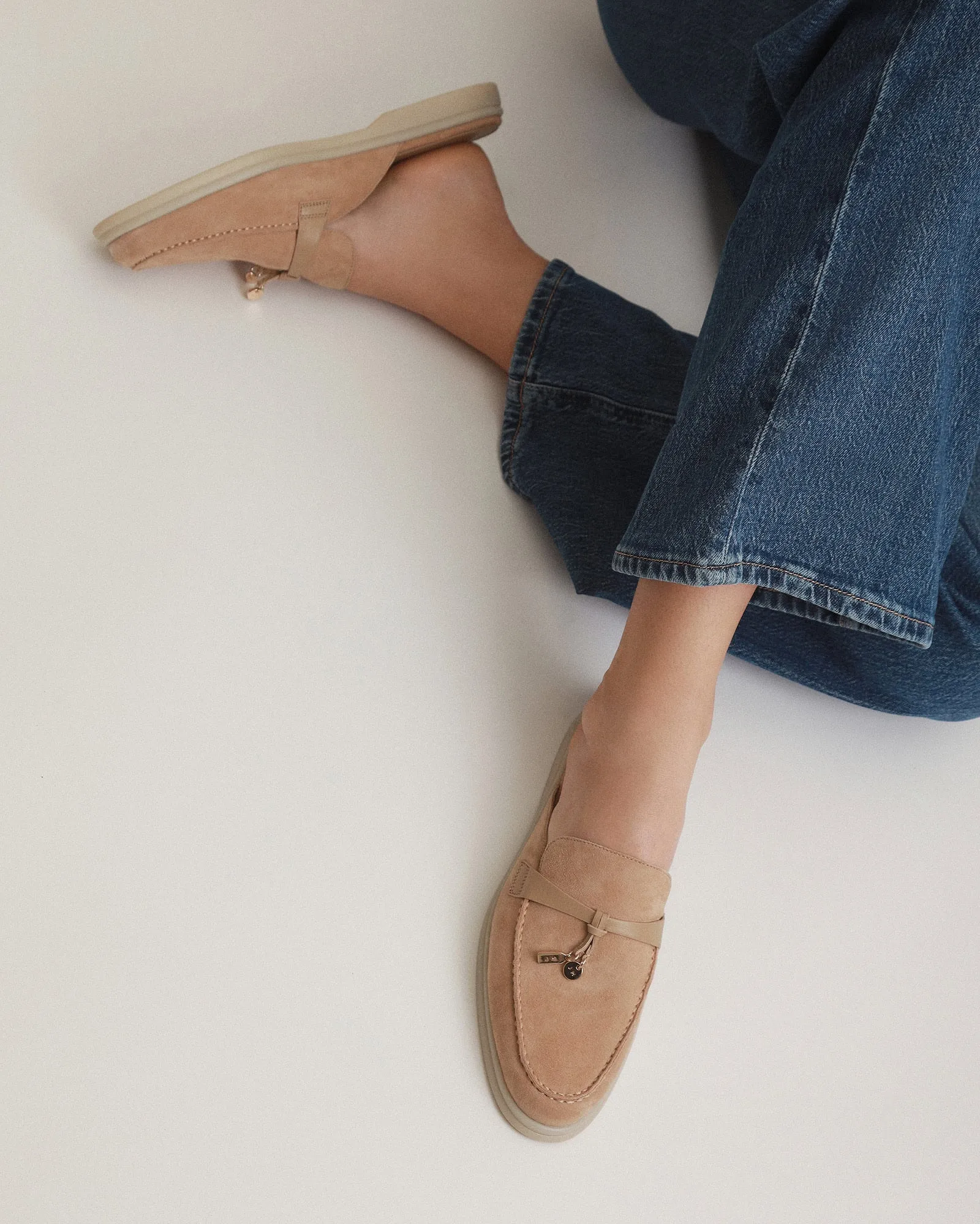 CAMBRIDGE LOAFERS CAMEL SUEDE