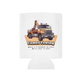 Camel Towing Can Koozie