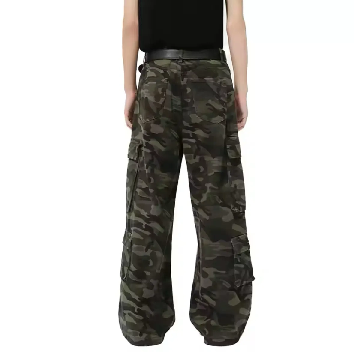 Camo Baggy Cargo Pants