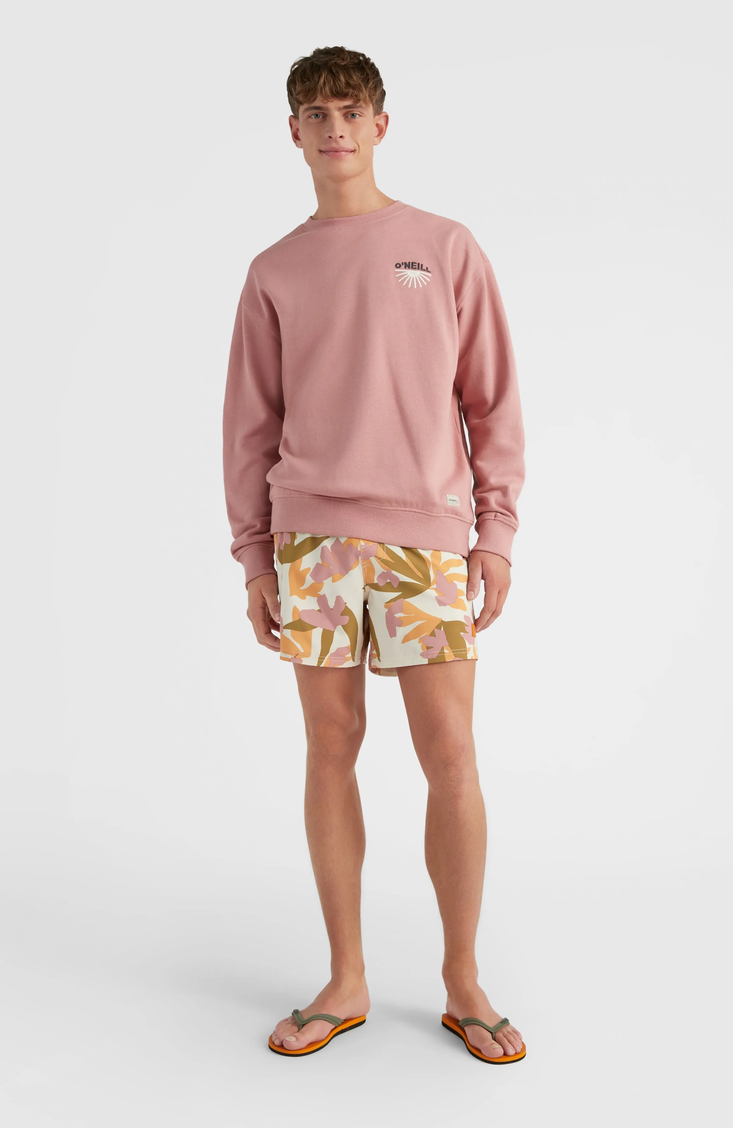 Camorro Crew Sweatshirt | Ash Rose