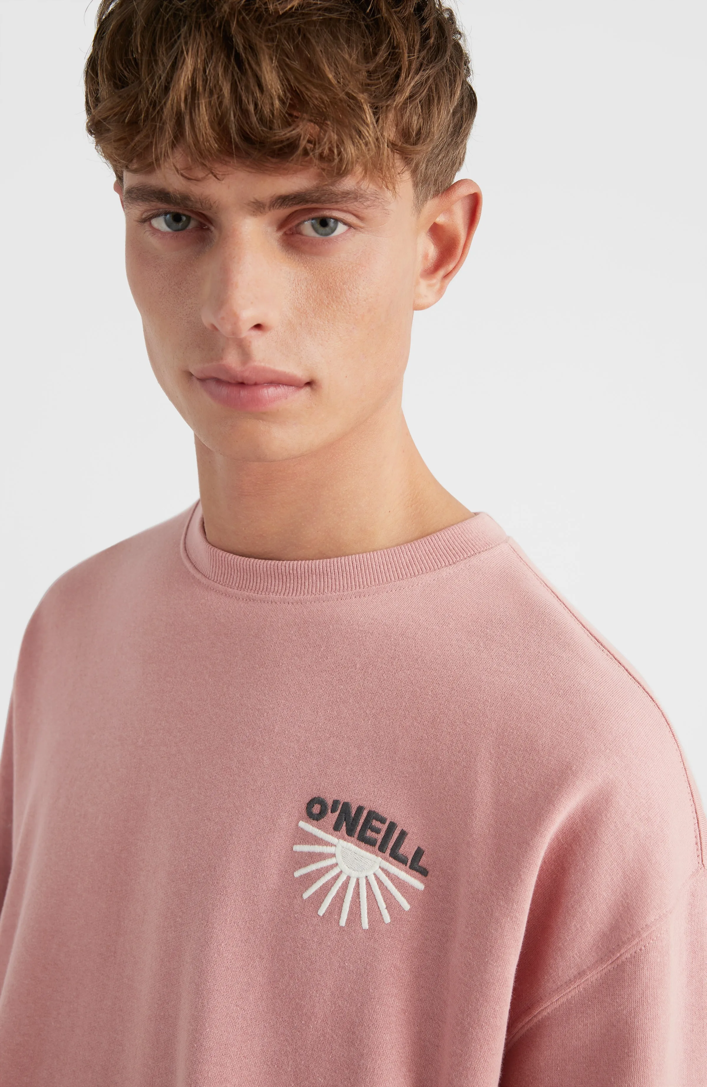 Camorro Crew Sweatshirt | Ash Rose