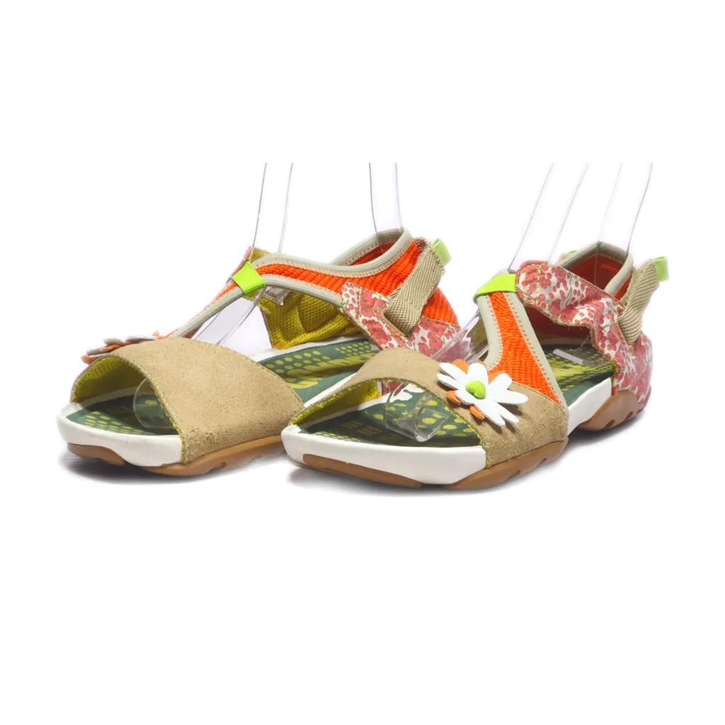 Camper Flat Sandals Fabric Multicolour Colour For Women