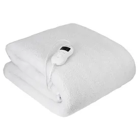 Camry Cr 7422 Electric Blanket 85 W White Polyester, Synthetic Wool