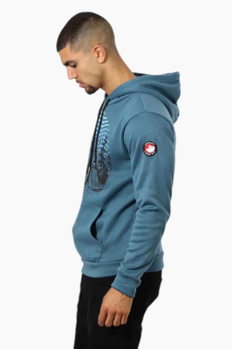 Canada Weather Gear Camping Print Hoodie - Teal