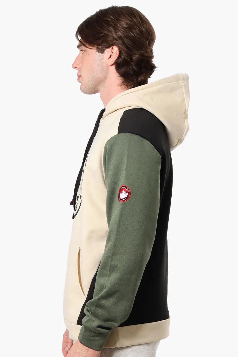 Canada Weather Gear Colour Block Hoodie - Cream