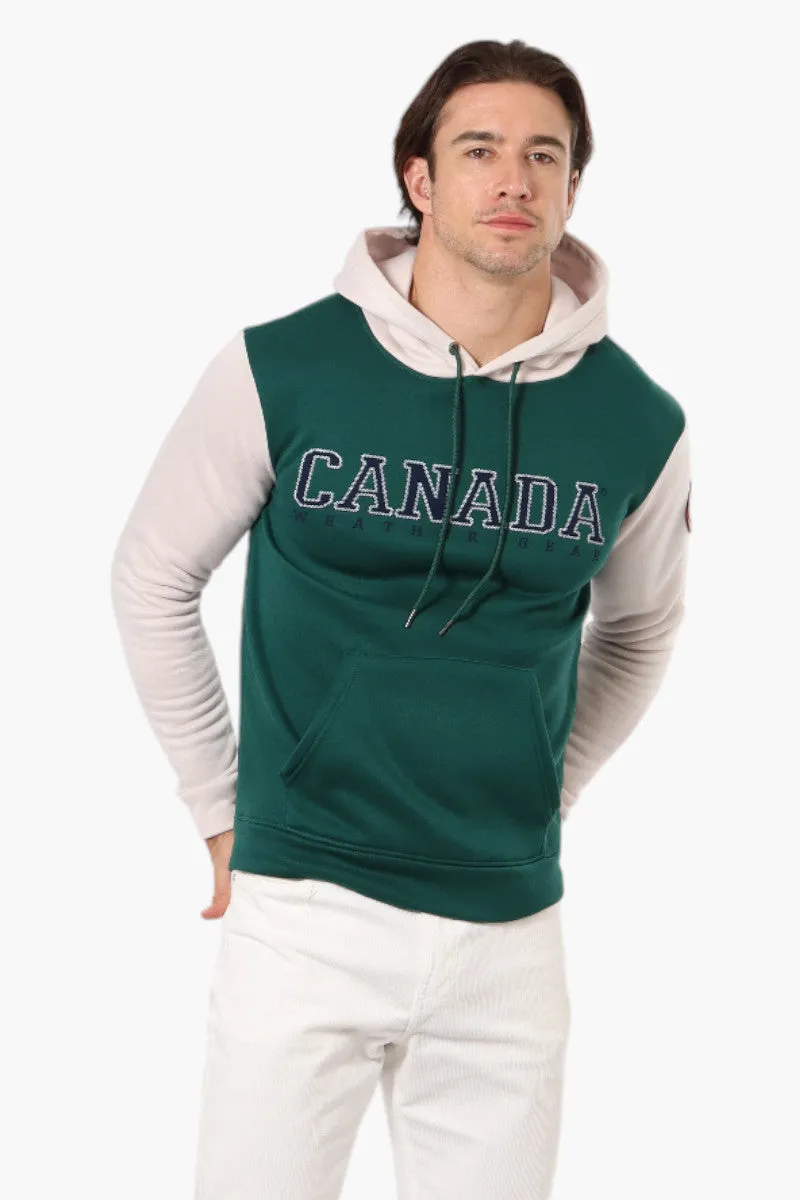 Canada Weather Gear Colour Block Hoodie - Green