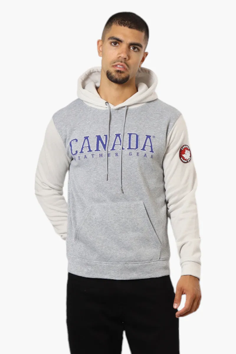 Canada Weather Gear Colour Block Hoodie - Grey