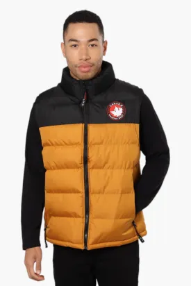 Canada Weather Gear Contrast Bubble Vest - Mustard