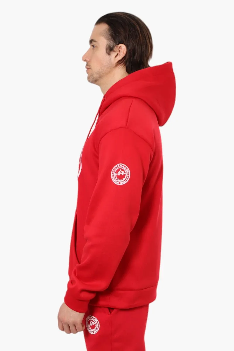 Canada Weather Gear Solid Centre Logo Hoodie - Red