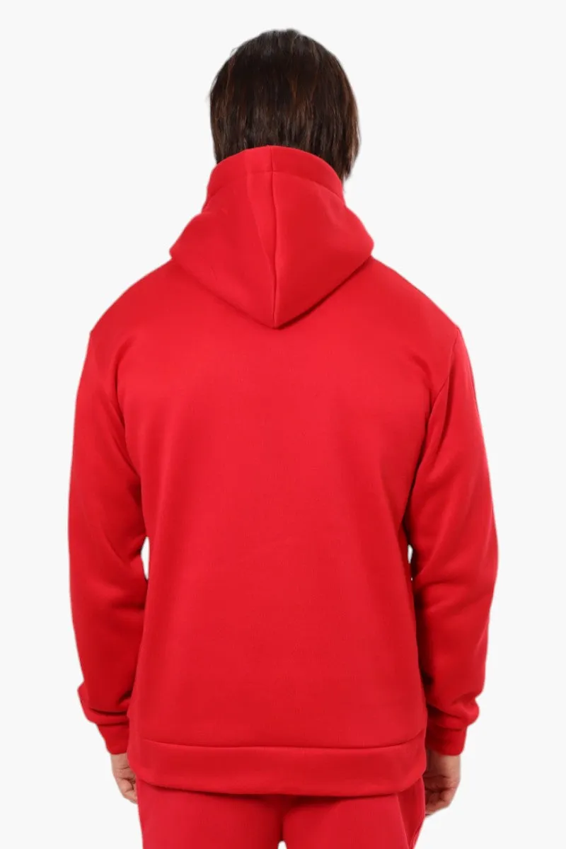 Canada Weather Gear Solid Centre Logo Hoodie - Red