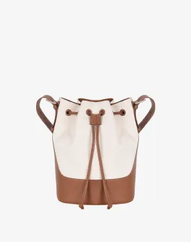 Canvas Cinch Bucket Bag