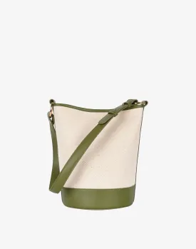 Canvas Convertible Bucket Bag