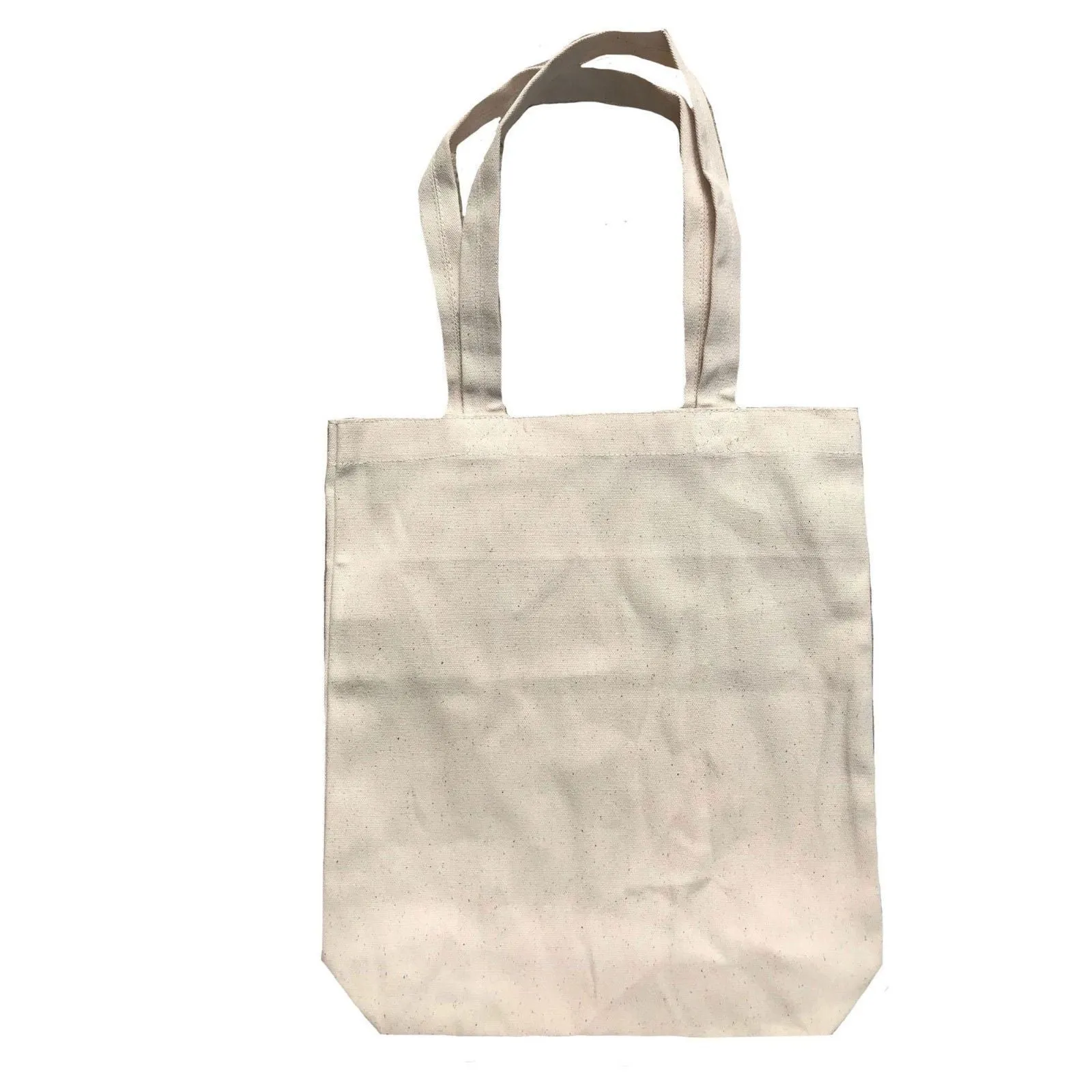 Canvas Cotton Reusable Grocery Shopping Tote Bags Gusset Natural Travel Gym Yoga