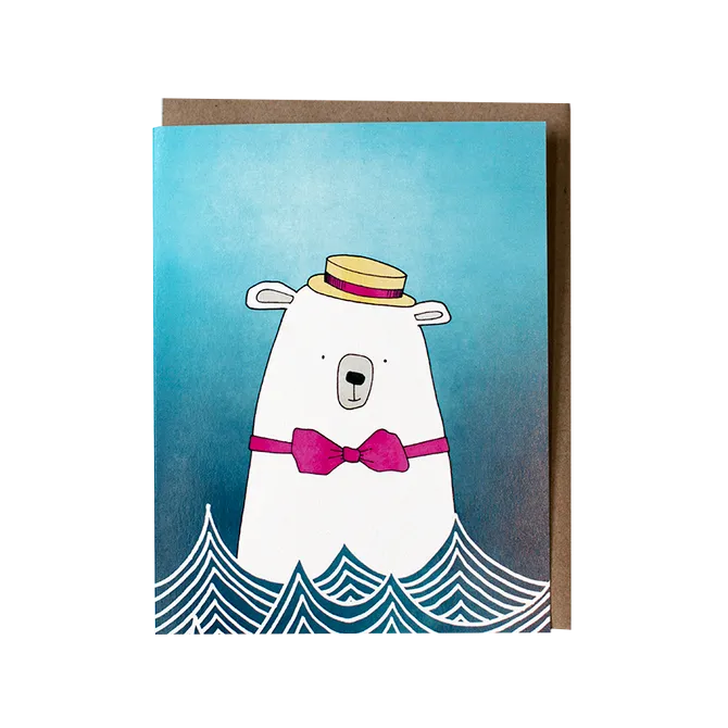 Card - All Occasion - Magic Polar Bear by Red Umbrella