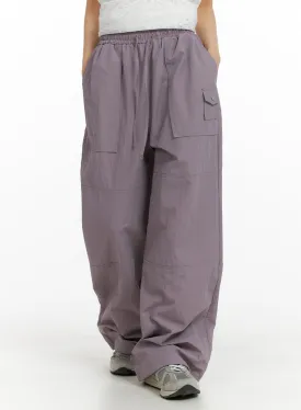 Cargo Pocket Wide Leg Trousers CM406