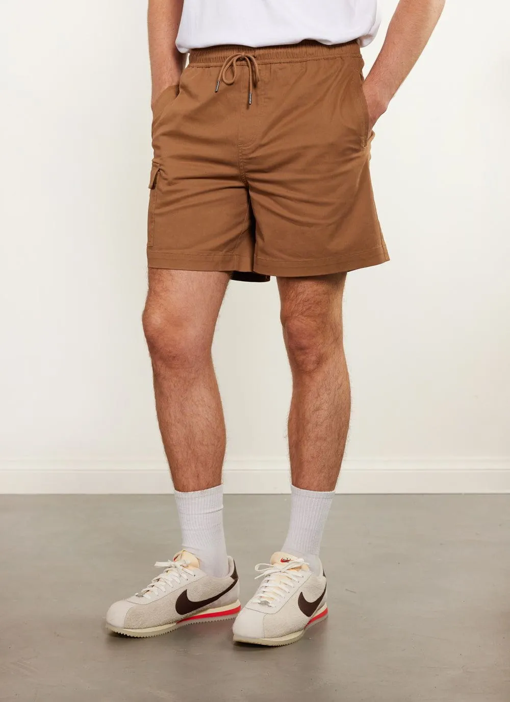 Cargo Shorts | Cotton | Tan