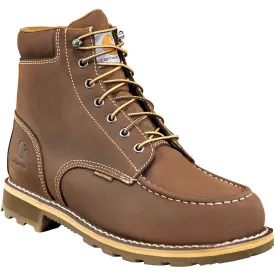 Carhartt Men's 6" Soft Toe Waterproof Work Boot - Brown - CMW6197