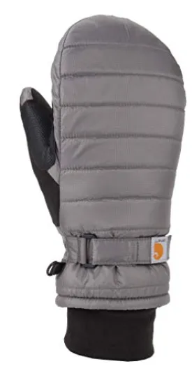 Carhartt WA625 womens Quilts Insulated Mitten, Charcoal, Large