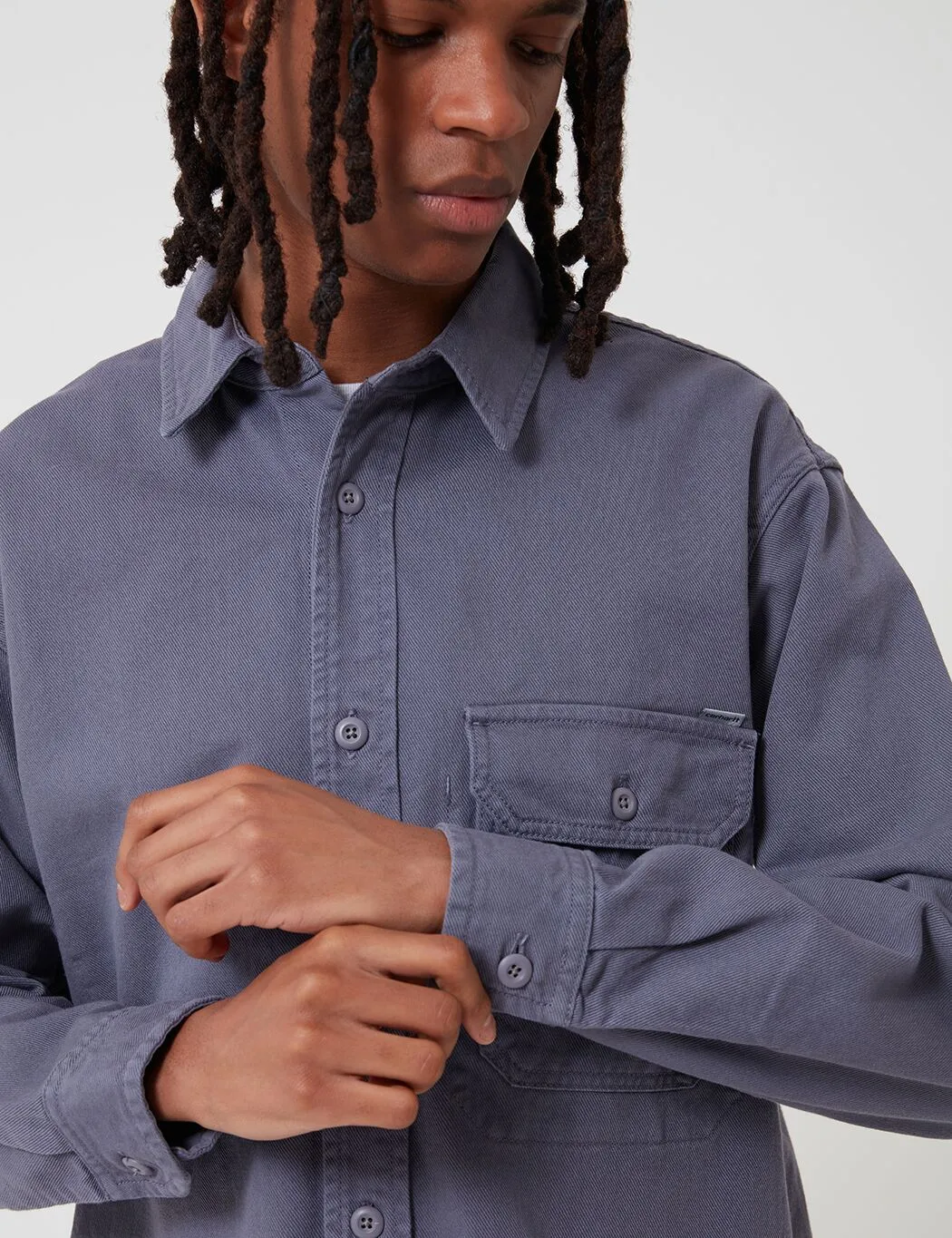 Carhartt-WIP Reno Shirt (Denim) - Decent Purple