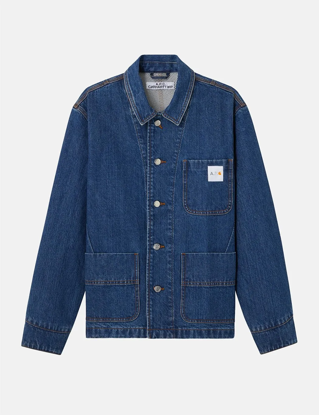 Carhartt-WIP x A.P.C. Talk Denim Jacket - Indigo Blue