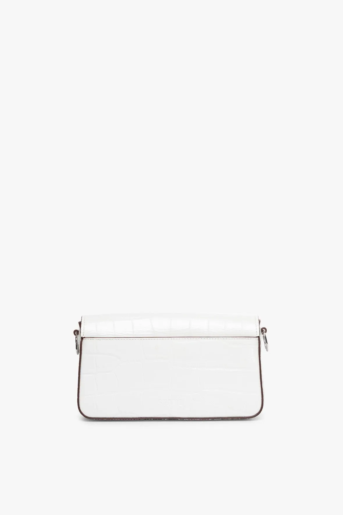 CARMELO CROSSBODY BAG | FRESH WHITE CROC EMBOSSED