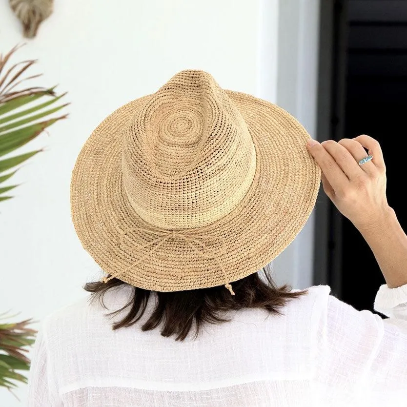 Carmen Panama Raffia Hat | Cream