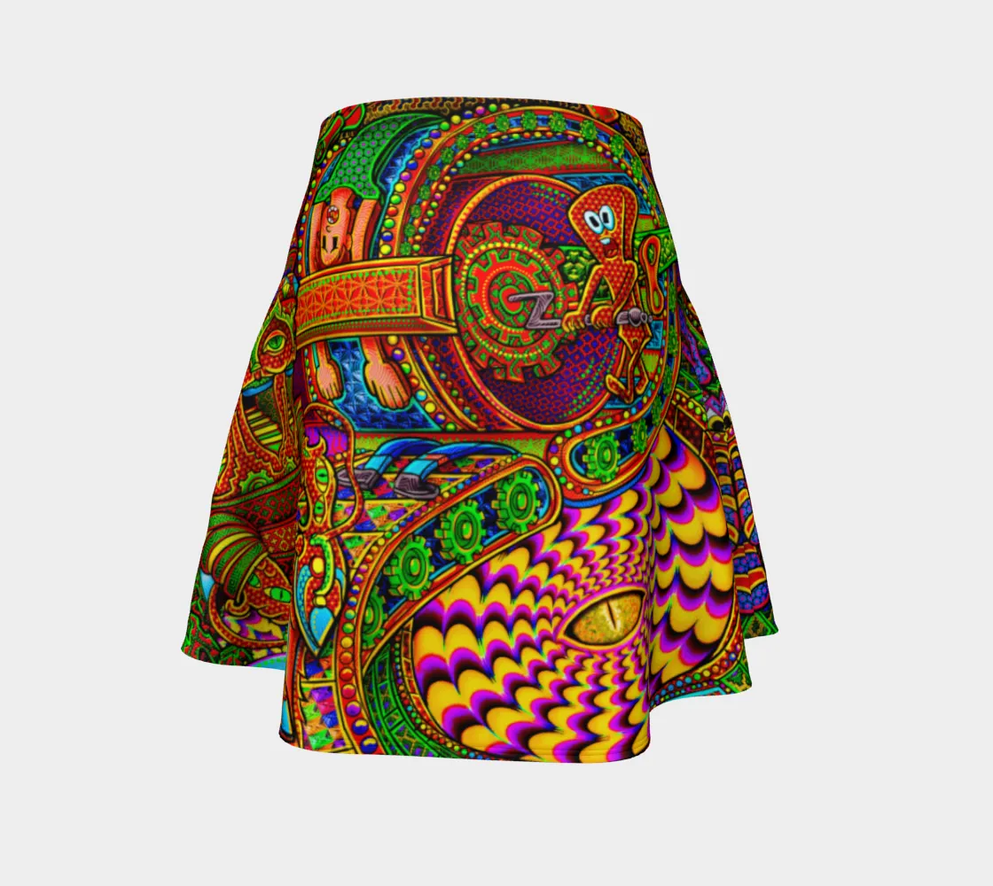 CARNIVAL OF THE ABYSS | FLARE SKIRT | SALVIADROID