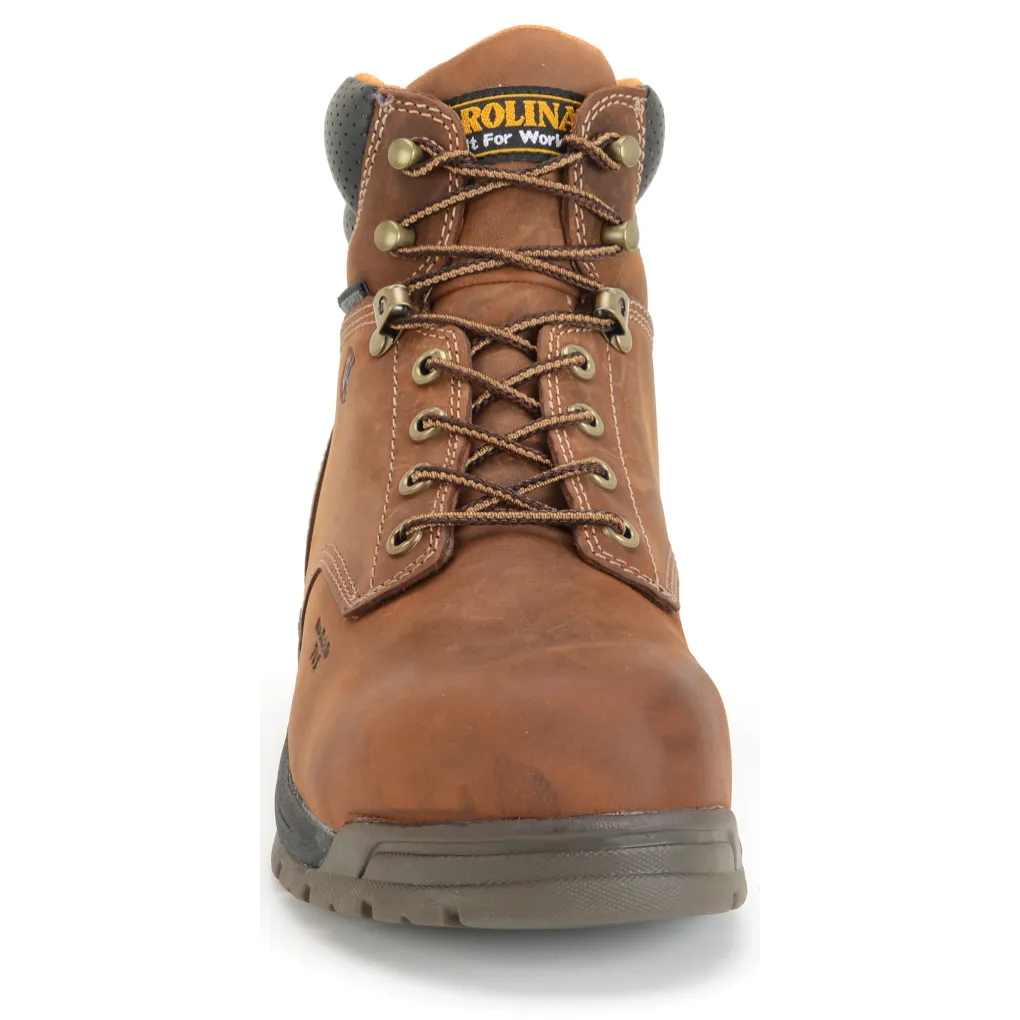 Carolina Men's Bruno Lo 6" Soft Toe WP Work Boot - Brown - CA5020