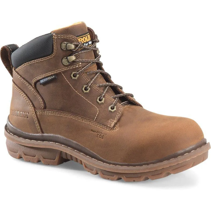 Carolina Men's Dormite 6" Comp Toe WP Work Boot - Dark Brown - CA3558