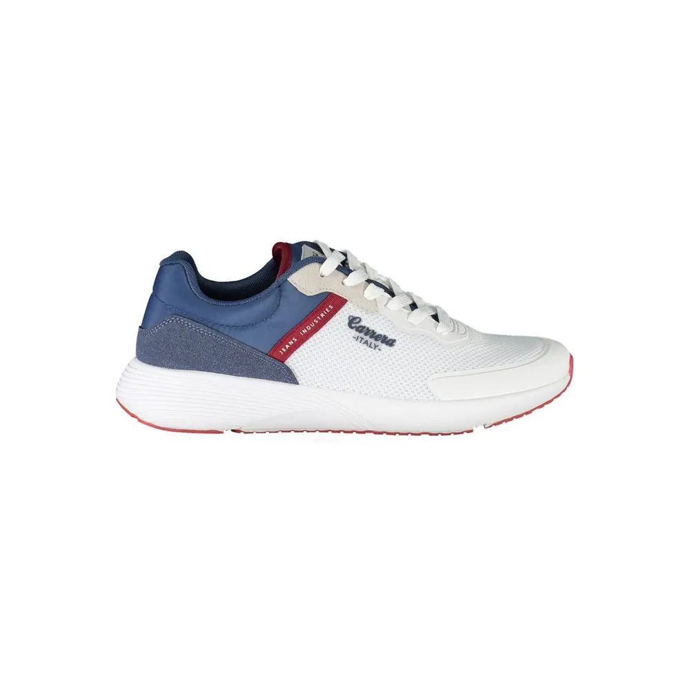 Carrera Sleek White Sports Sneakers with Contrast Accents