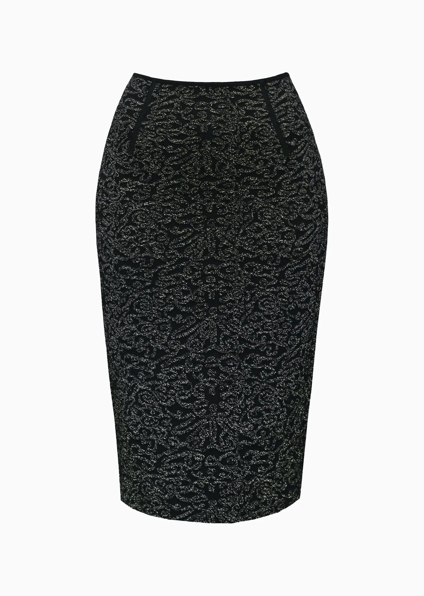 Carvel - Textured Brocade Slim Skirt