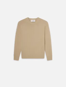 Cashmere Crewneck Sweater -- Sand Beige