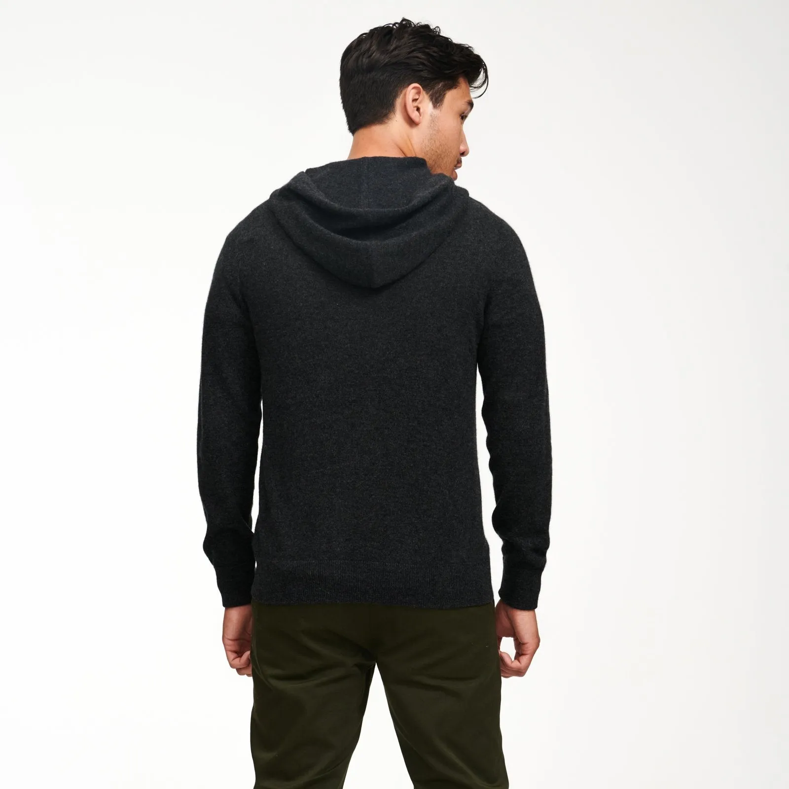 Cashmere Quarter Zip Hoodie