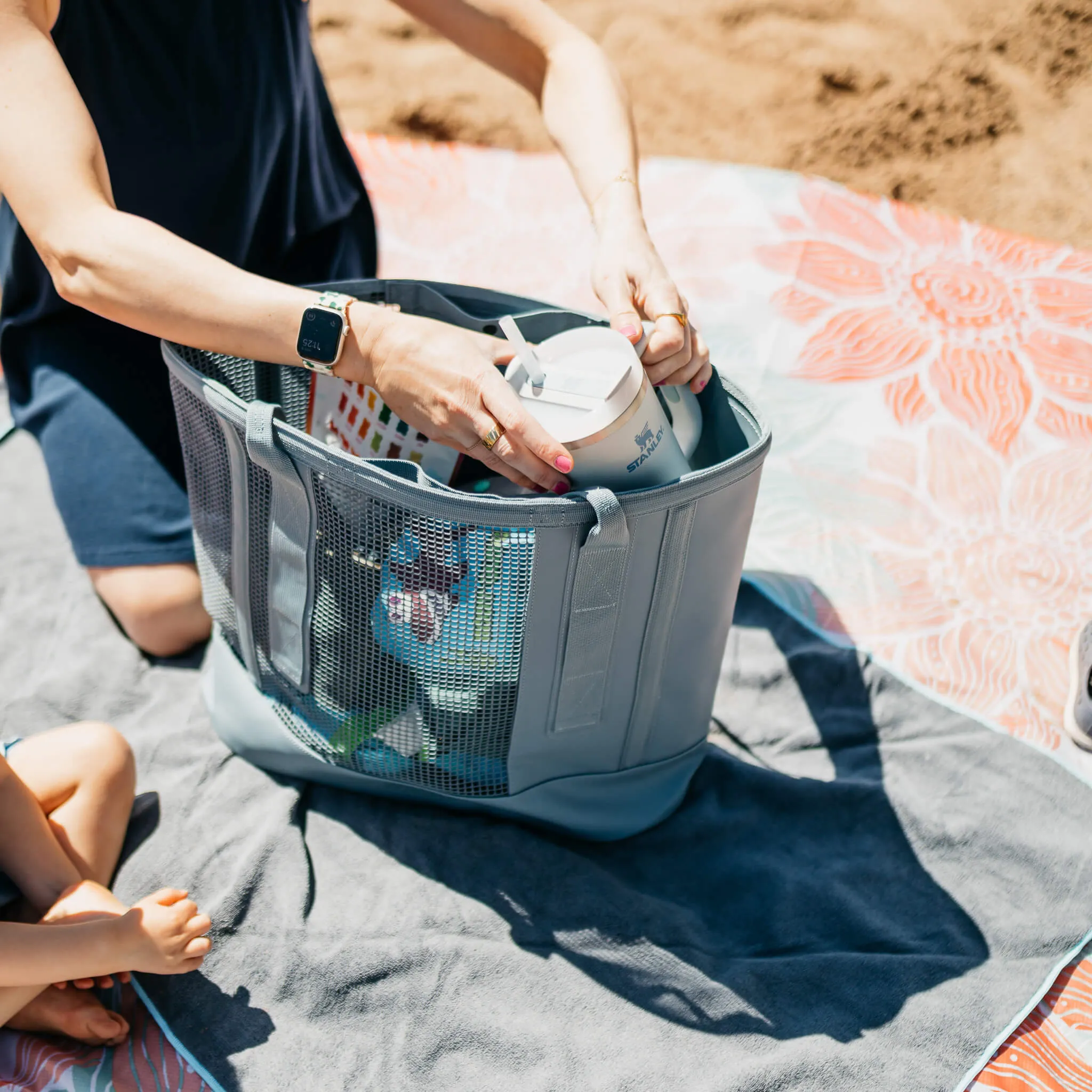 CASSI | Beach Tote Bag | Waterproof Bottom