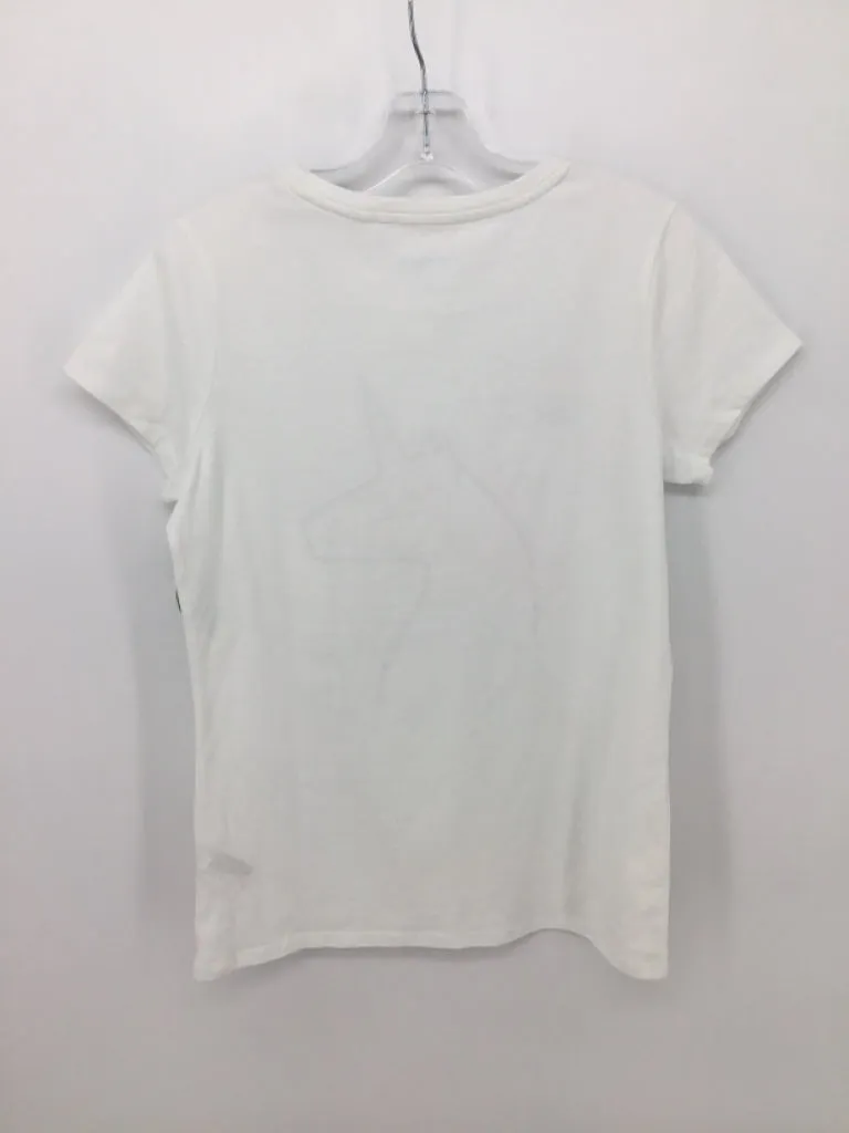 Cat & Jack Child Size 10 White T-shirt - girls