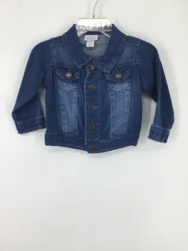 Cat & Jack Child Size 3-6 Months Blue Solid Jacket - boys