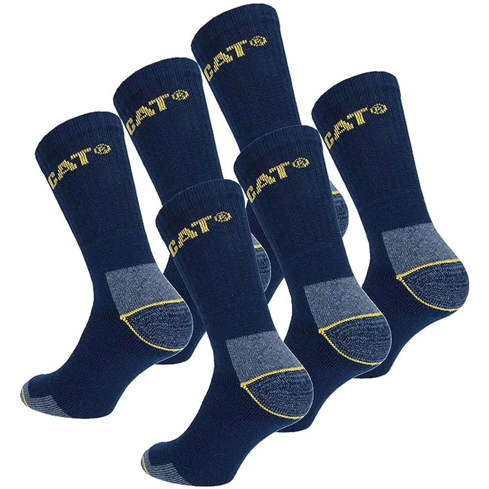 CAT Caterpillar Mens Heavy Duty Socks - Navy